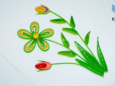 Make lifelike phalaenopsis orchids from super pretty quilling | DIY quilling orchids