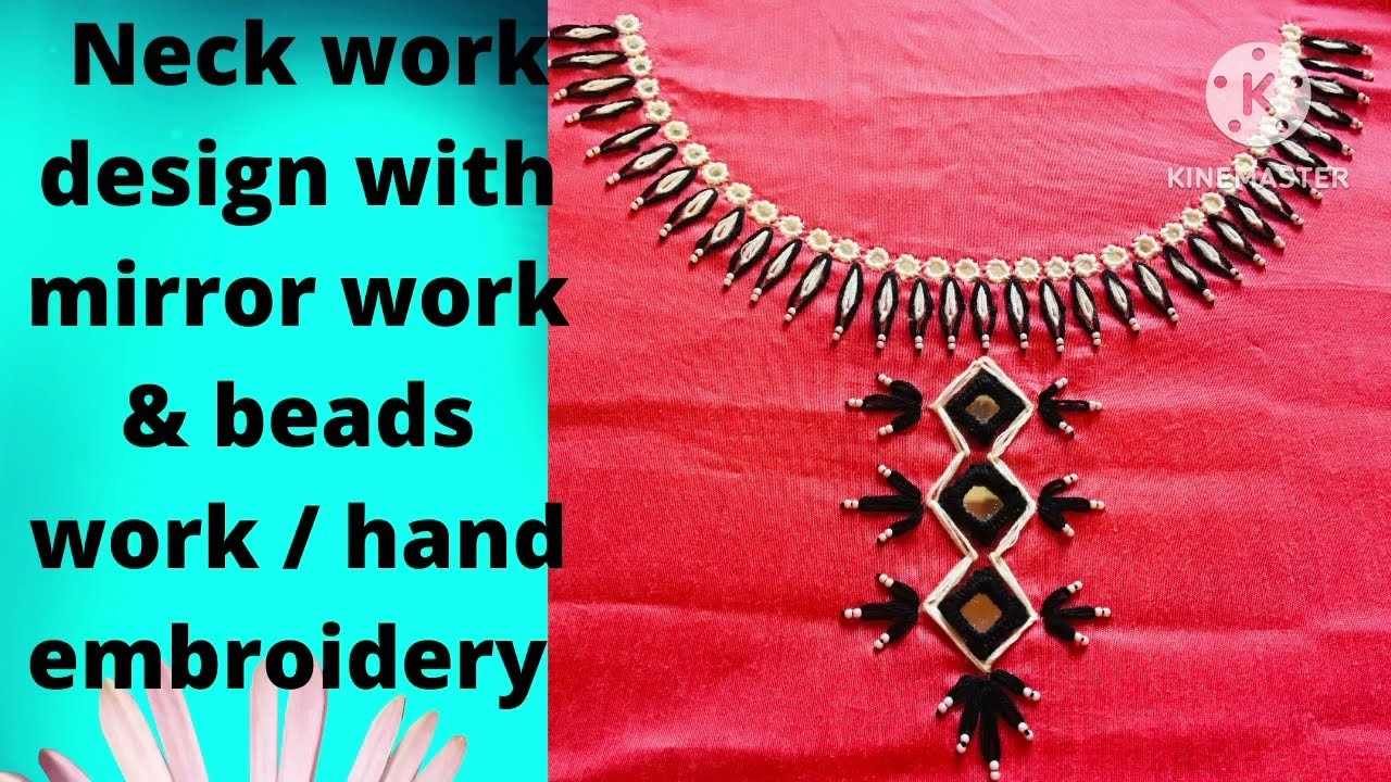Neck work design 2023 #mirrorworkdressdesigns #borderdesigns #handembroideryforbeginners #for kurti