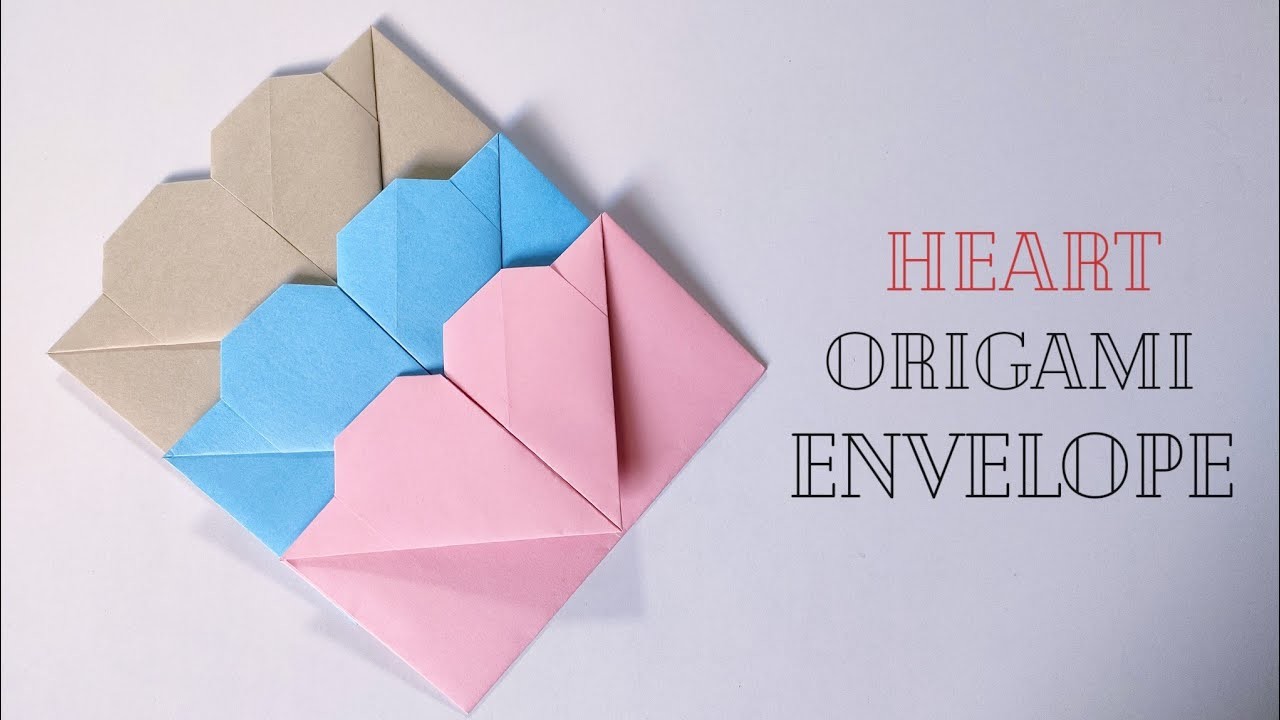 ORIGAMI HEART ENVELOPE. How To Make a Gift Envelope DIY. Easy Paper Envelope. Paper Gift idea