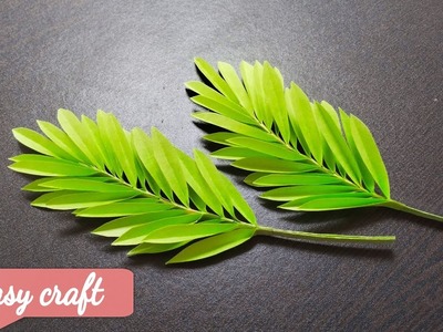 Realistic leaves made in simple way ???????? | Paper #crafts #ideas #deco