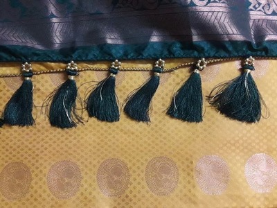 Saree Tassels with Beads | Saree Kuchulu Models | Customised | #diy