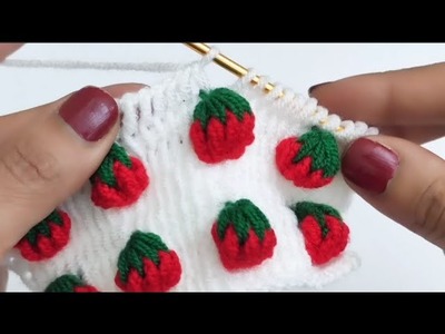 Tunisian flower knitting pattern????????