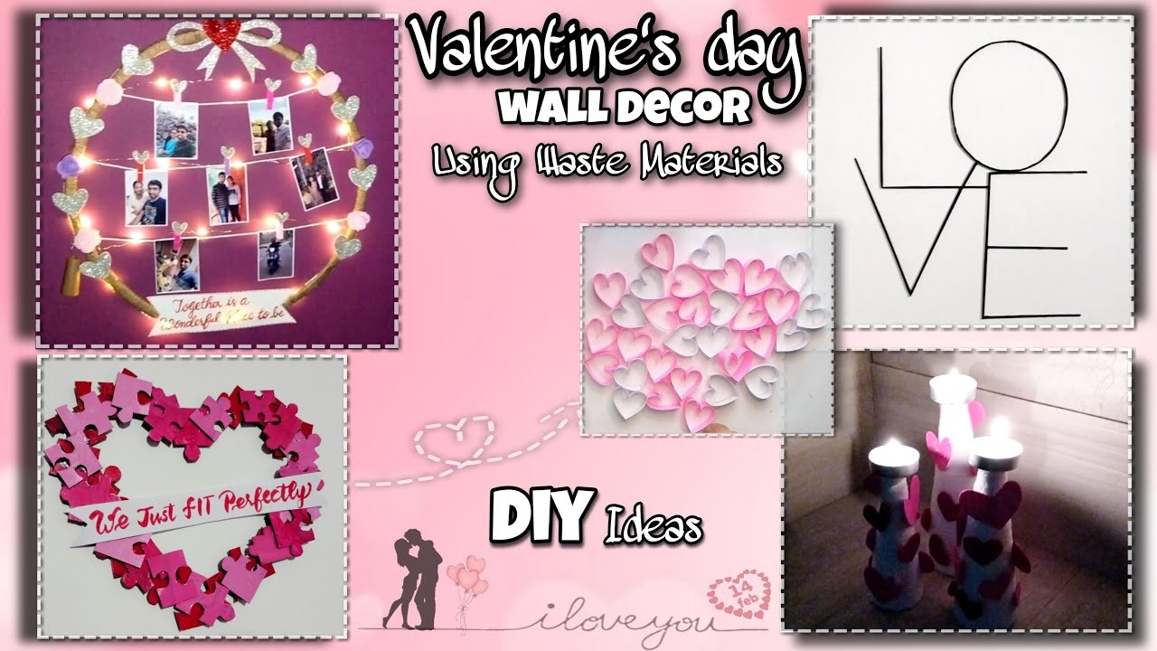 Valentine's Day Room Decor || Inexpensive Wall Decor || DIY Crafts For Special Person