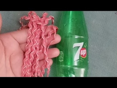 Wow ???? what I make with plastic bottle and lace - Diy Crafts -Hair pin