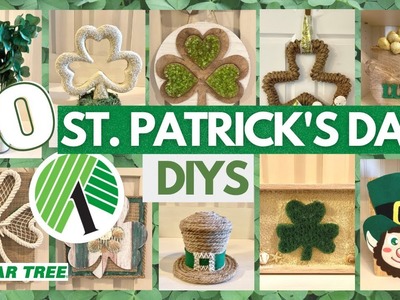 ☘️ 10 BEST St Patrick's Day DIYS! Dollar Tree 2023 Coastal Hacks