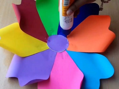 3 Beautiful Paper Decoration Ideas | Easy Paper Flower Wall Decor Ideas | Paper Crafts