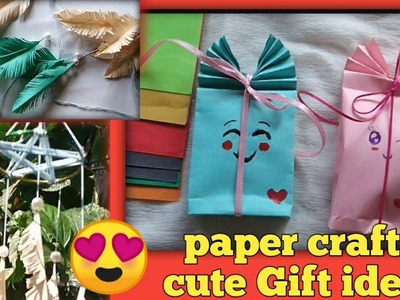 3 Easy cute paper Gift idea's craft ???? ||cute mini paper craft ideas ||( mini gifts )