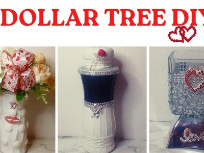 3 QUICK AND EASY DOLLAR TREE VALENTINES DIY. DOLLAR TREE HOME DECOR IDEAS.@Totally Dazzled