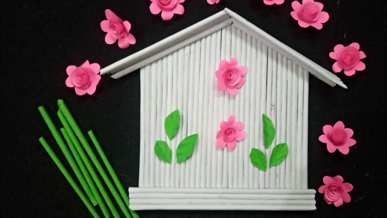 3 Sweet Home Paper Wall hanging. Paper Craft For Home Decoration. Easy Room Decor. Wallmate