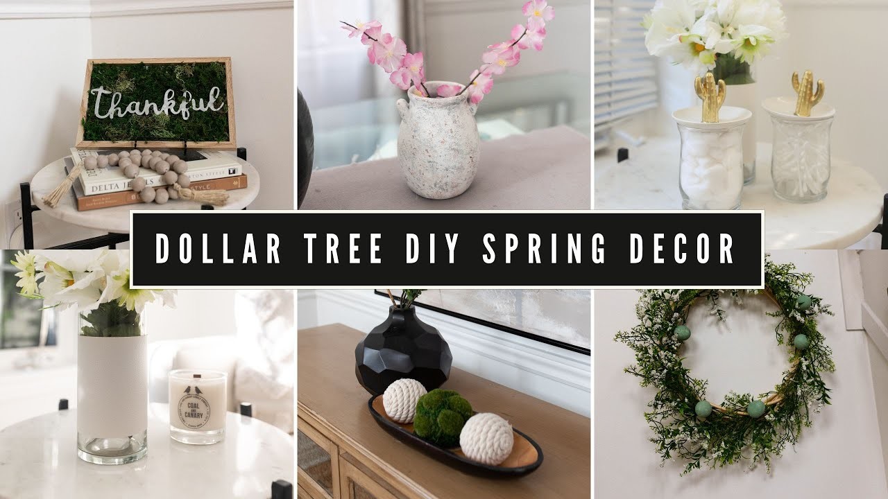 5 Dollar Tree DIY Spring Decor Ideas You Should Try!