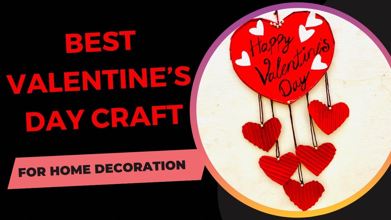 Amazing Valentine’s Day Craft #valentinesday #decoration #craft #valentinecraft #diy #wallhanging