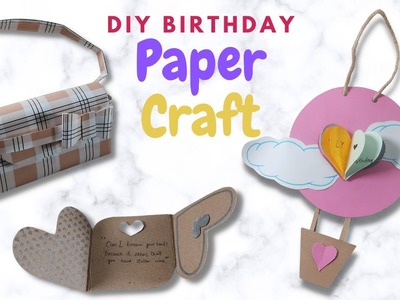 Birthday Paper Craft Ideas || Easy and Quick Birthday craft