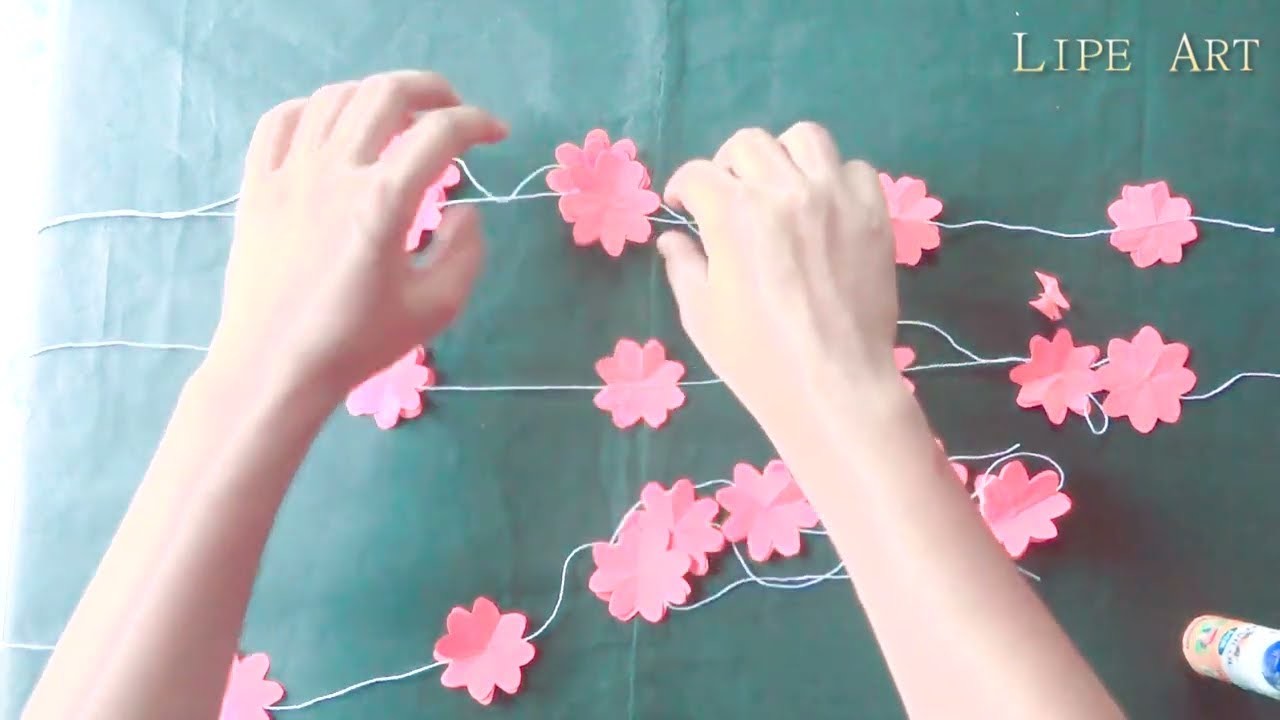 DIY | Beautiful Home Decor Wall hanging Ideas !!! DIY Craft | Paper Flower Wall Hanging