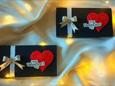 DIY chocolate box gift ideas | Easy to make valentine's day gift |