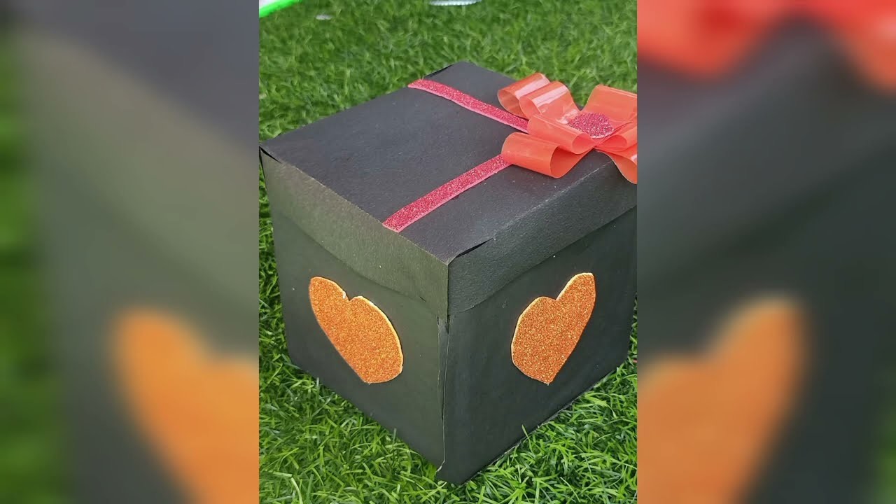 DIY Gift box. How to make chocolate Explosion box for Birthday. Anniversary. valentine's day.