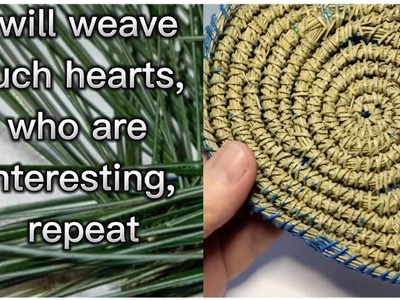 DIY Miracles from needles | I will weave such hearts, who are interested, repeat  Part 1