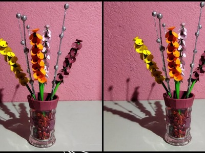 DIY Paper Flower Making Part-II | Home Decoration | @swarnas_crafty