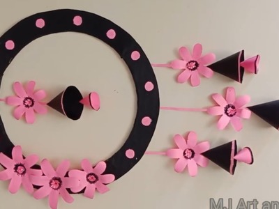 DIY Room decor | Amazing Wallhanging Craft. !! Easy Paper Craft || paper flowers|| handmade!!!