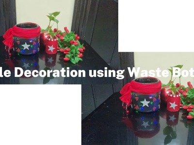 DIY | Table Decoration Ideas | Best out of Waste | Bottle Art