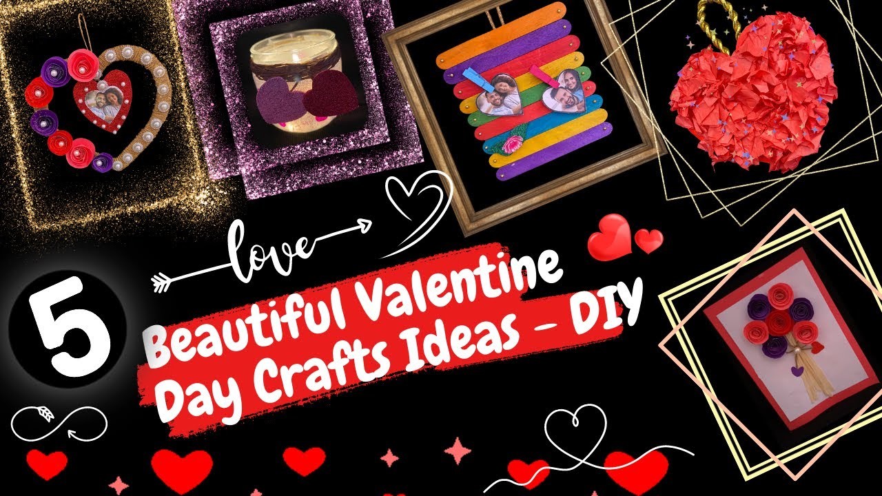 DIY Valentine Gift Ideas Easy | 5 Best Gift Ideas For Valentine's Day | #valentinesdaycraftideas