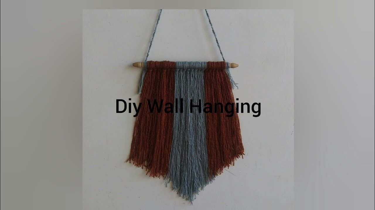 Diy wall hanging home decor idea