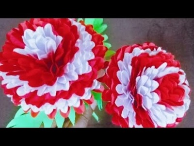 Easy and beautiful paper flowers| paper craft | DIY Home decor | paper creation | craft