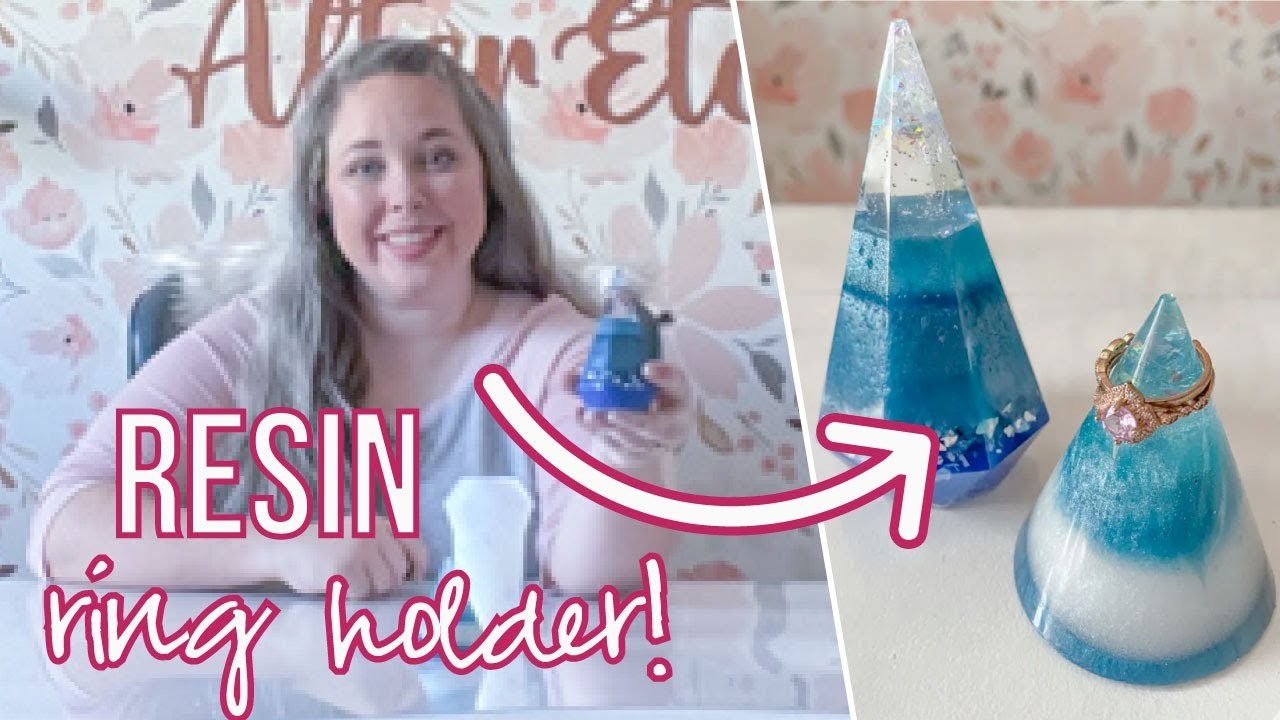 Easy Resin Ring Holder (DIY Layered Resin Ring Cone)