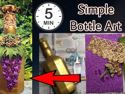 Easy , Simple Bottle craft Ideas at Home #diy  #homedecor #craft #easy #bottleart #trending #viral