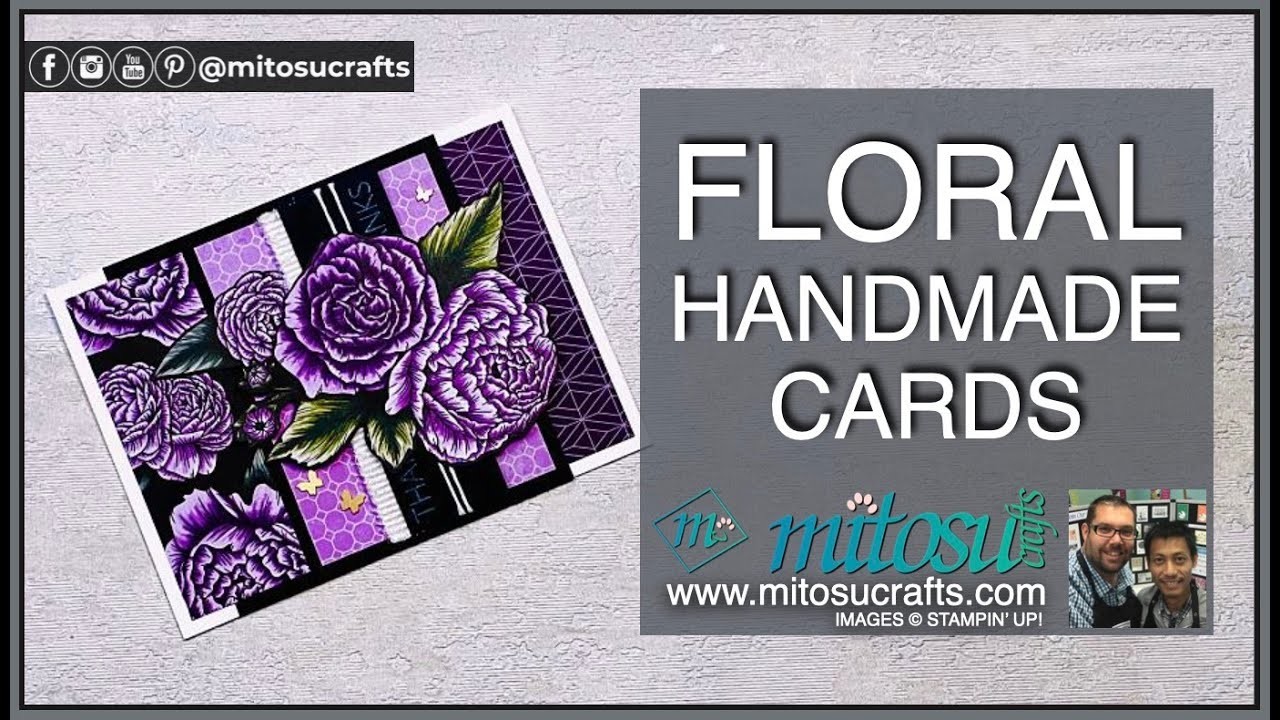 Floral Handmade Cardmaking and Papercraft LIVE Demonstration