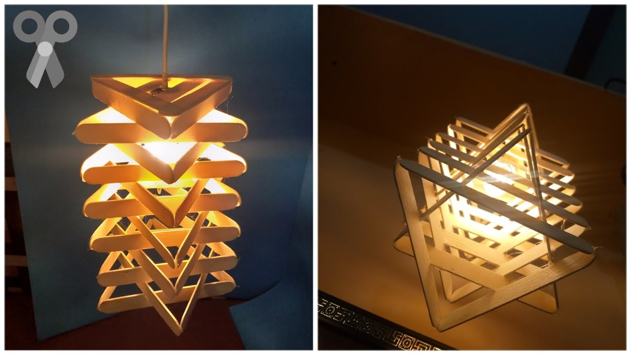Hanging Light Lamp Amazing Light DIY || Home Decor Ideas || Easy Home Decoration