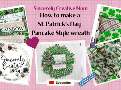How to make a Pancake wreath for St. Patrick's Day
