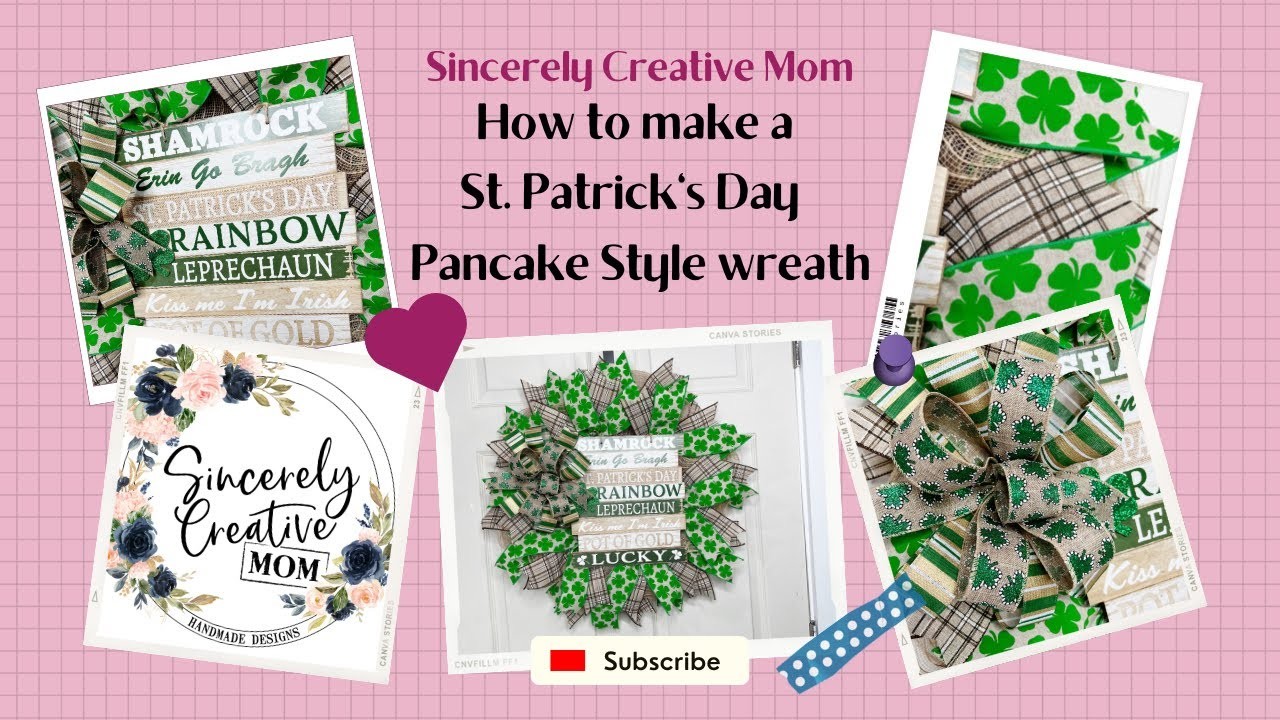 How to make a Pancake wreath for St. Patrick's Day