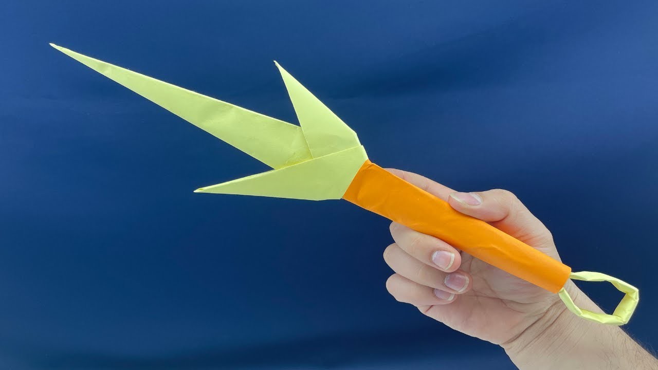 How to Make Minato Kunai out of Paper - Easy Paper Craft