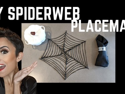 How To Make Spiderweb Placemats DIY Home Decor Tutorial
