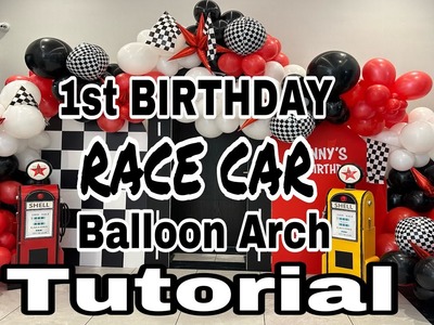 HOW TO | RACE  CAR  DECORATION IDEAS | DIY BIRTHDAY PARTY DECORATIONS | 1st BIRTHDAY PARTY DECOR|