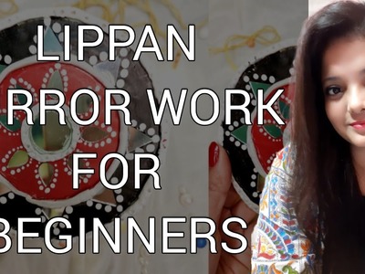Lippan Mirror Art || Lippan Art for beginners || DIY Home Decor || How to make Lippan Art