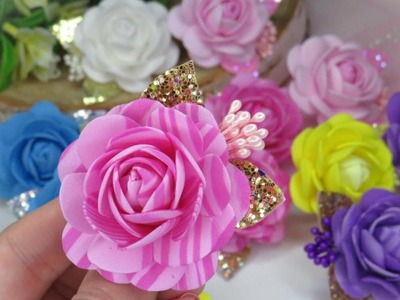 LOOK and MAKE these beautiful foamiran flowers