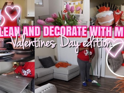 NEW 2023 CLEAN AND DECORATE WITH ME | VALENTINES DAY EDITION ????