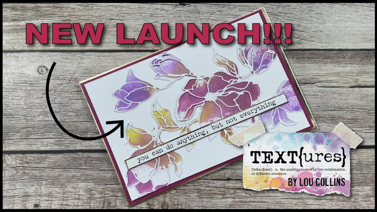 ✨NEW PAPERCRAFT PRODUCT REVEAL!! ✨ Floral Stamps, Dies & Stencils!