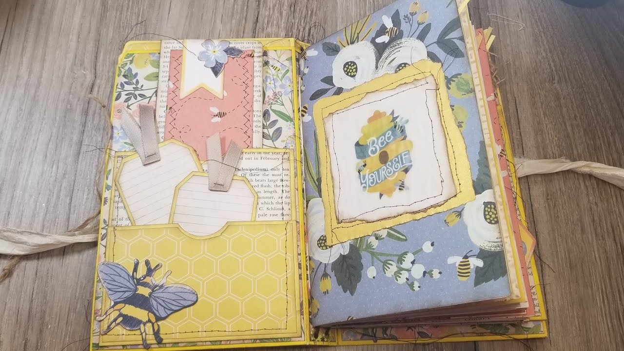 P9: Craft With Me! A New File Folder Journal!!  Part 9: Mini Journal & More Flaps and Pockets