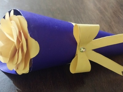 Paper craft #Flower Bouquet # Gift Idea