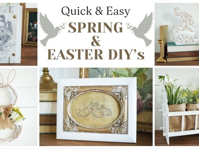 Quick and Easy DIY's for Spring.Easter 2023!
