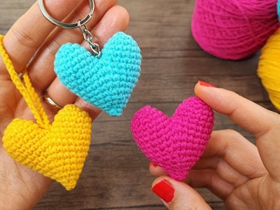 ❤️ Small Crochet Heart for Valentine Day 2023 | Crochet a Heart Step-by-Step (Valentine DIY Gifts)
