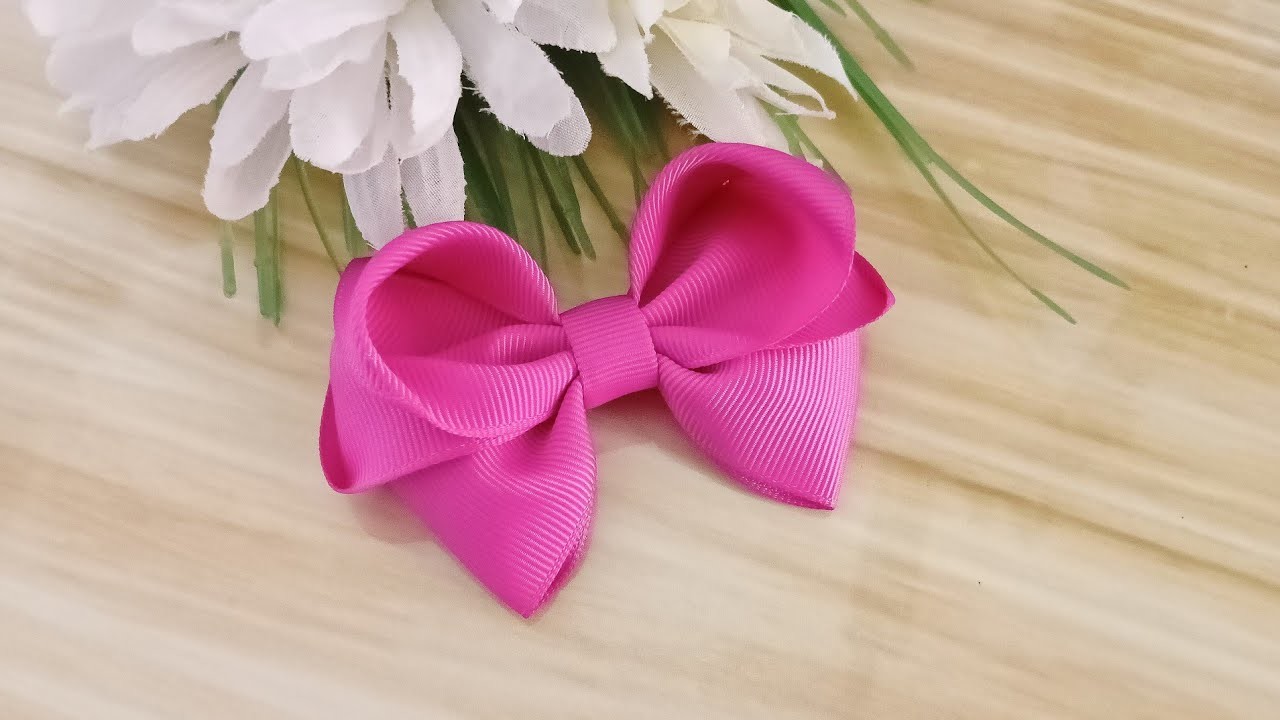 ????TUTORIAL MAKE A BOW OUT OF RIBBON ???? DIY RIBBON BOW ???? RIBBON WORK????