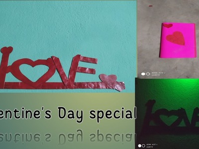Valentine's Day special diy home decor idea & simple diy card idea ????.12.02.23.@SusmitasDIYGallery