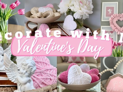 VALENTINES DAY DECORATE WITH ME ???? VALENTINES DAY DECOR | SIMPLE VALENTINES DAY DECORATING IDEAS