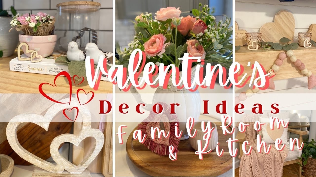 Valentines Day Decorate With Me|Valentines Day Decor Ideas|Decor Ideas|Valentines Decor ????