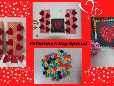 Wall Decor DIY | Home Decoration | Valentines Day Special | Easy DIY | Harsha Creations