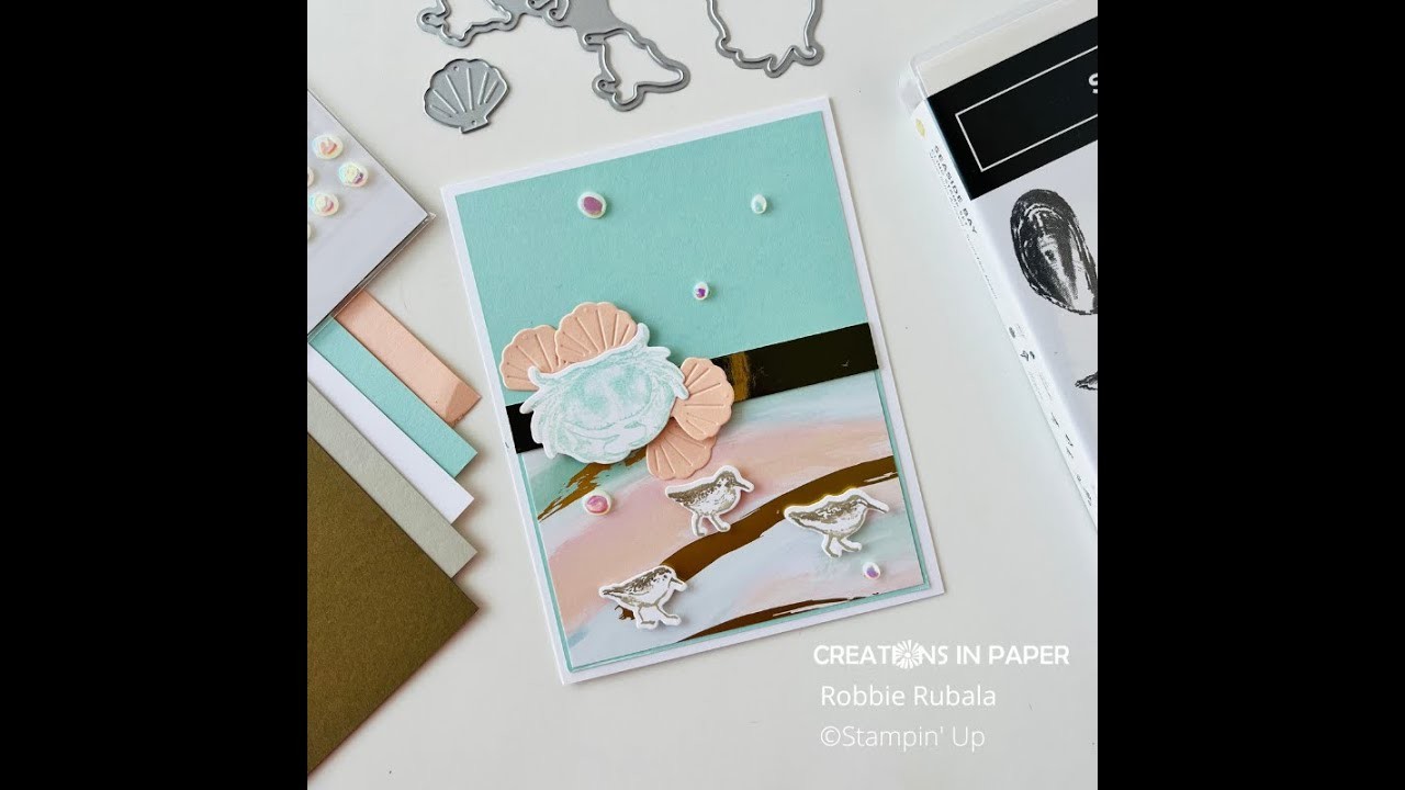 You Tube Live #15 - Creations in Paper Lunchtime Cards with Robbie