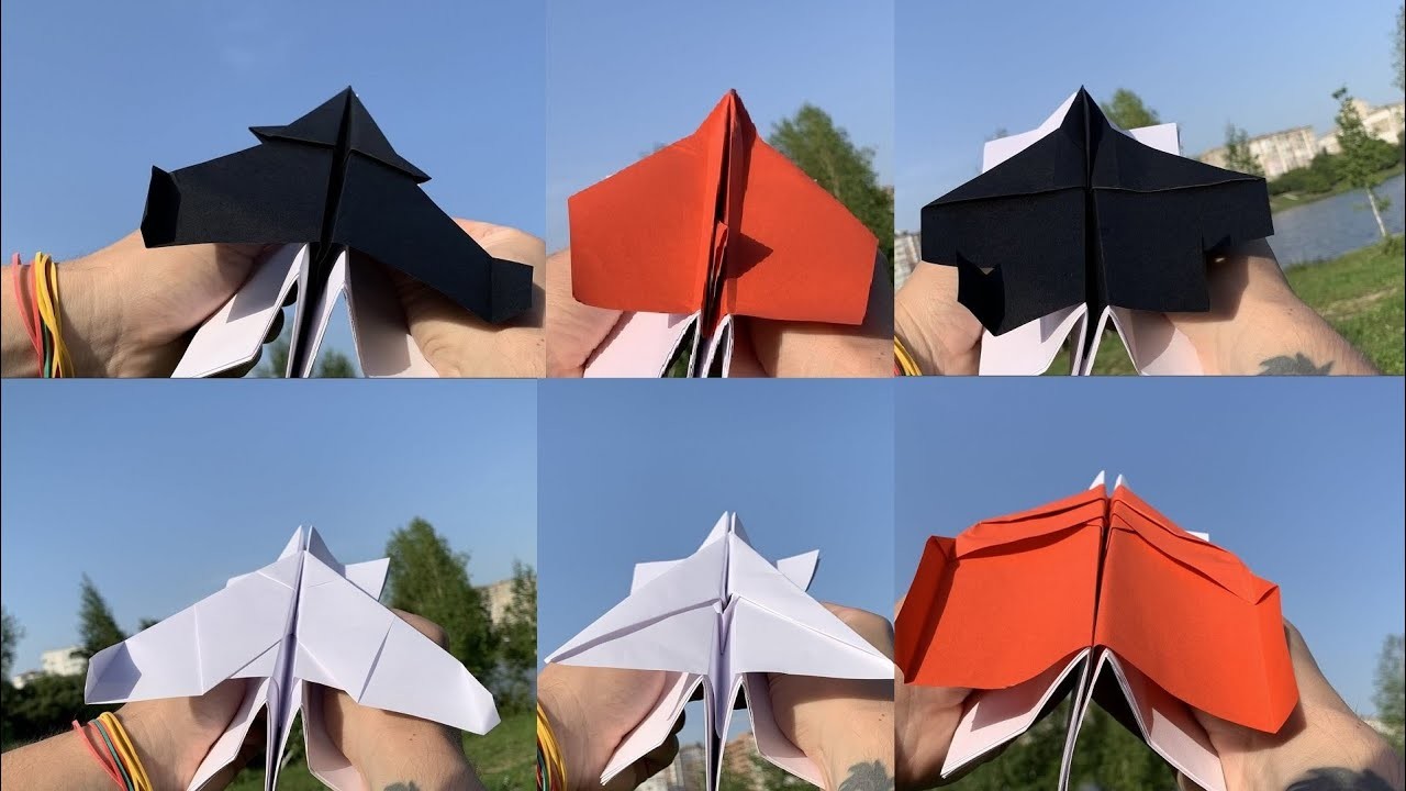 6 Best Paper Airplane Launcher | 6 Best Paper Airplane Collections | How to Make a Paper Airplane